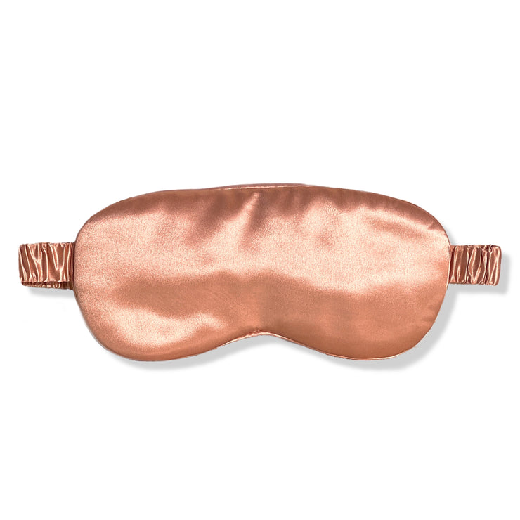 Premium Organic Silk Sleep Mask - Rose Gold