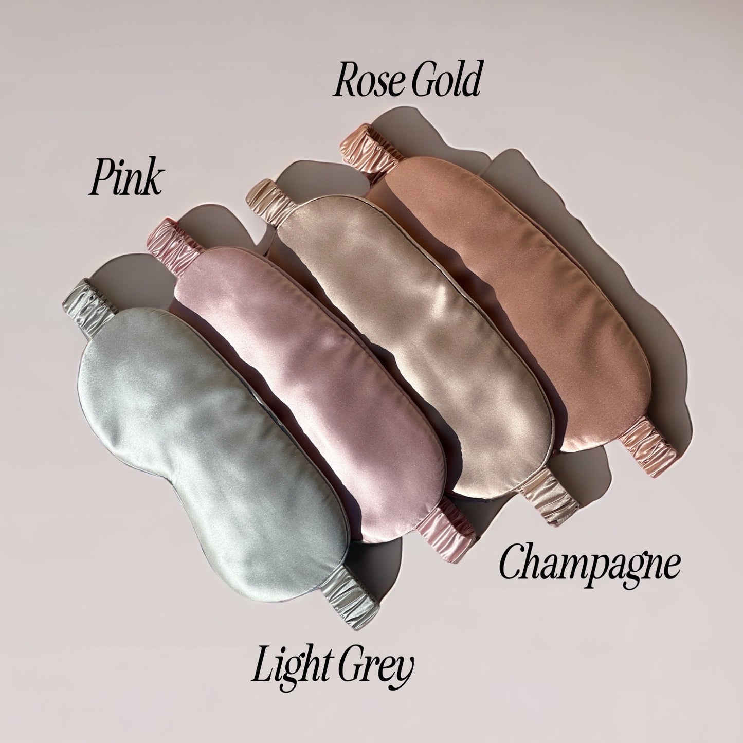 Premium Organic Silk Sleep Mask - Rose Gold