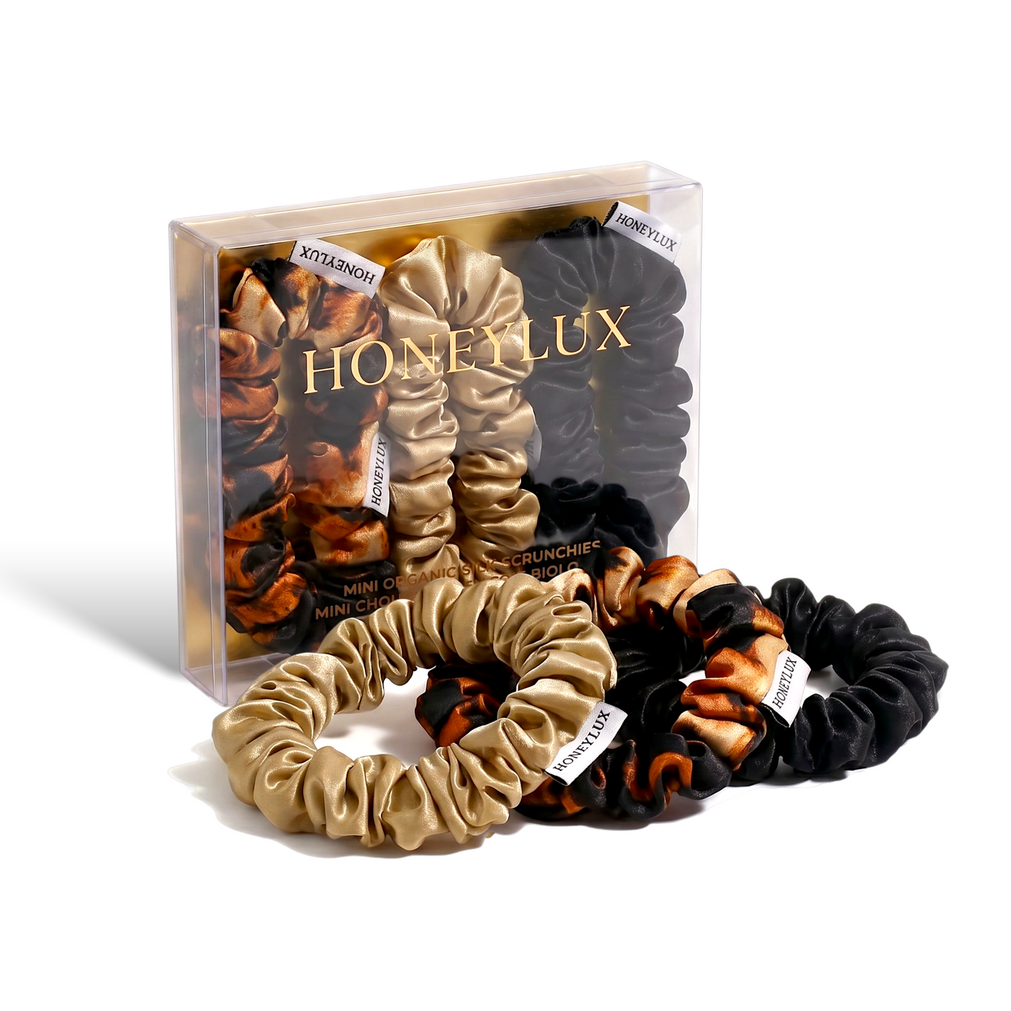 Mini Silk Scrunchie Set - Leo