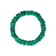 Skinny Silk Scrunchies - Emerald