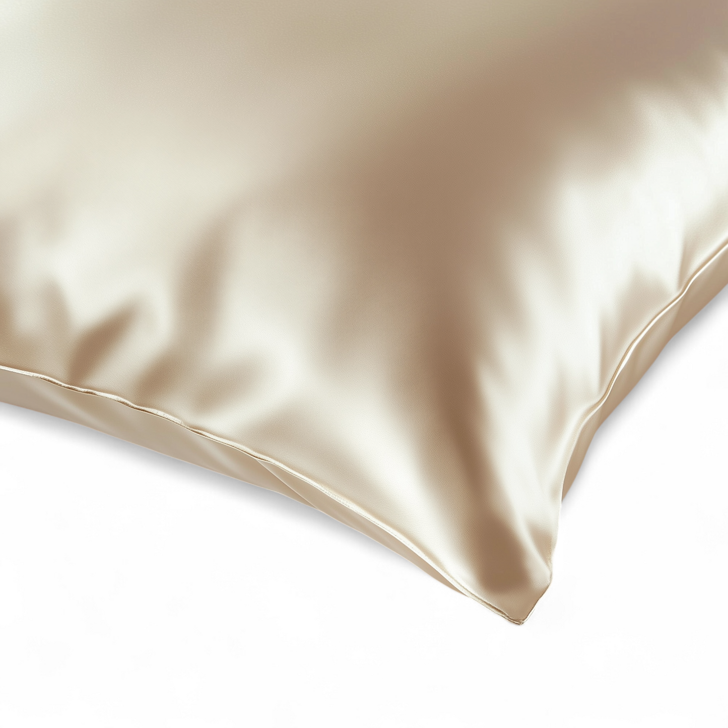 King Organic Silk Pillowcase - Champagne