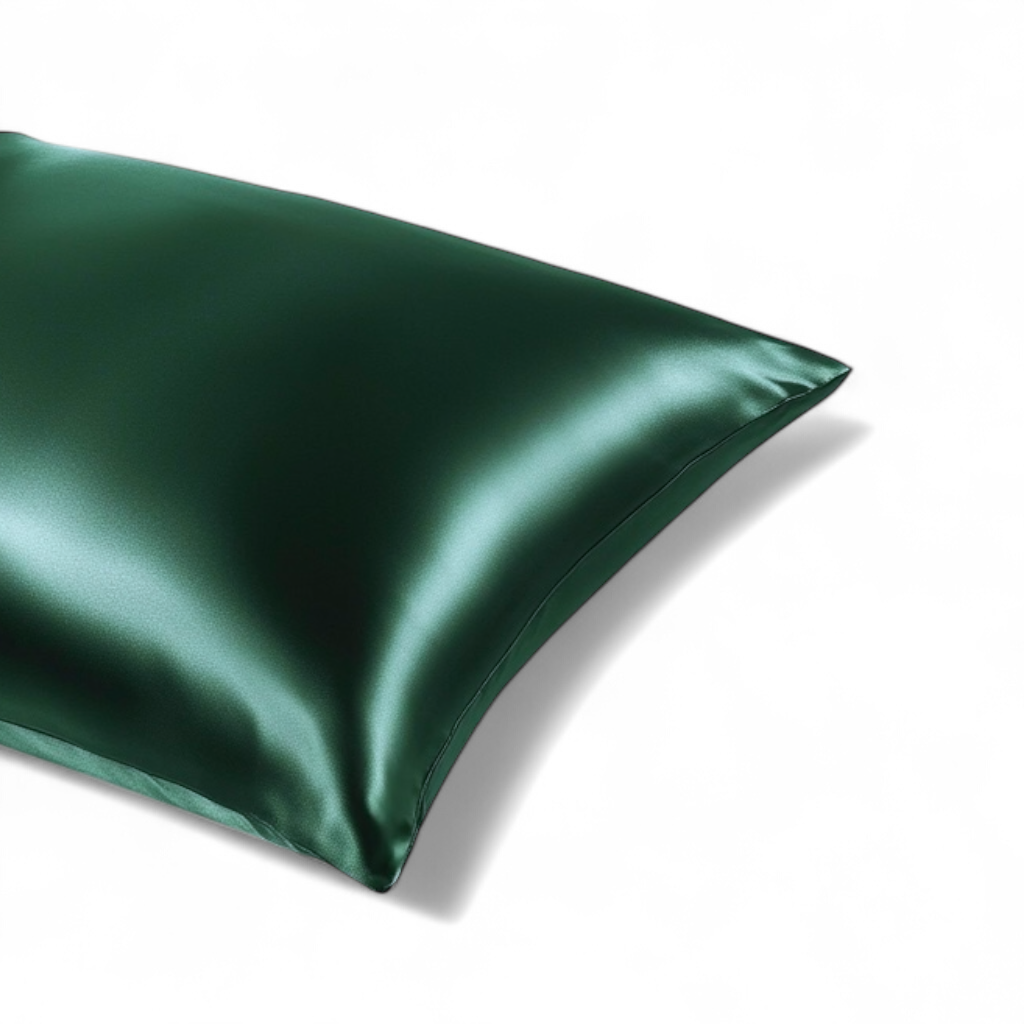 Queen Organic Silk Pillowcase - Pine