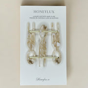 Acetate Hair Pin Pack - Vanilla Swirl