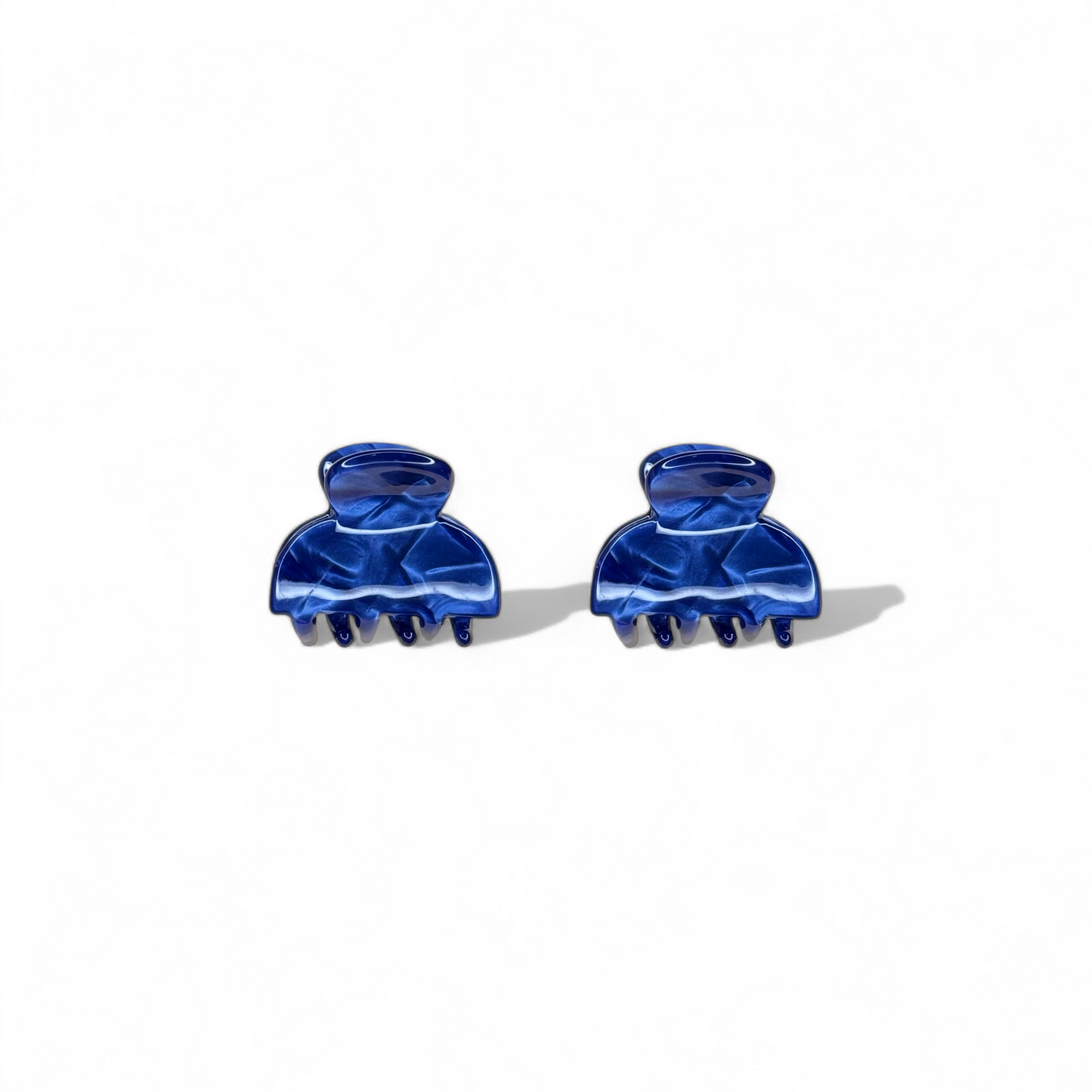 Ecofriendly Acetate 2 Pack Mini Claws - Sapphire