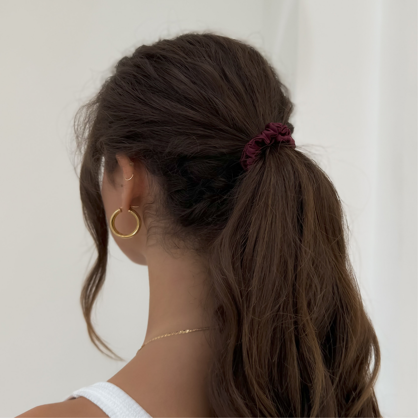 Skinny Silk Scrunchies - Monaco