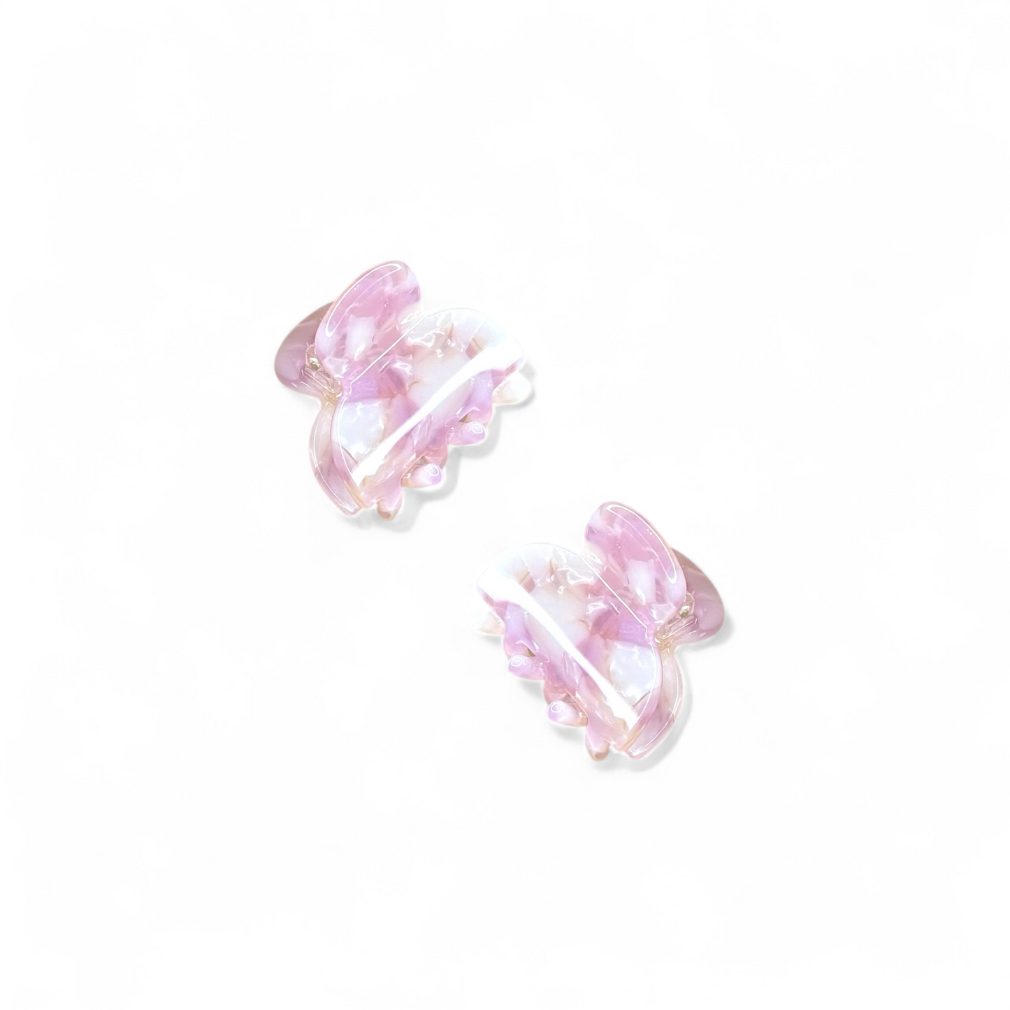 Ecofriendly Acetate 2 Pack Mini Claws - Sweetheart