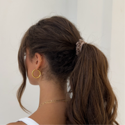 Skinny Silk Scrunchies - Mocha