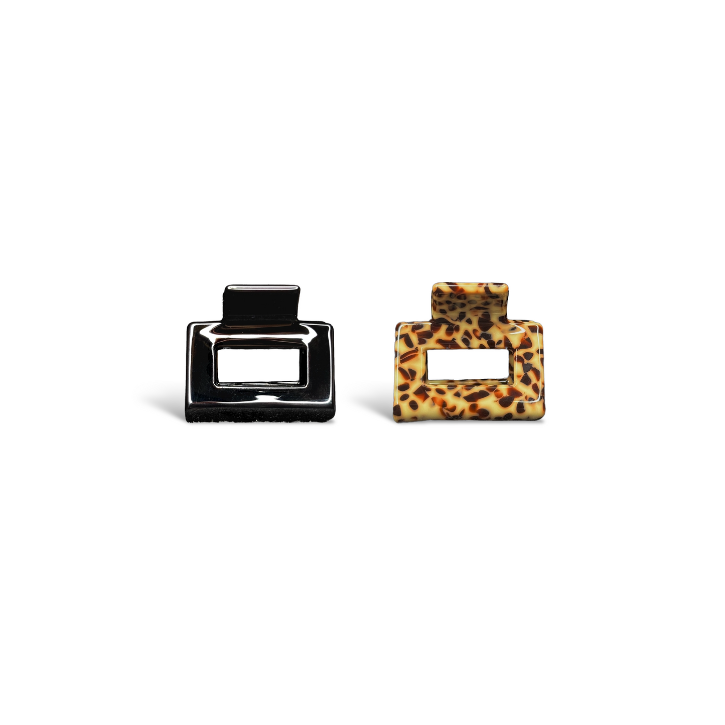 Ecofriendly Acetate Mini Square Claws - Spotted Set