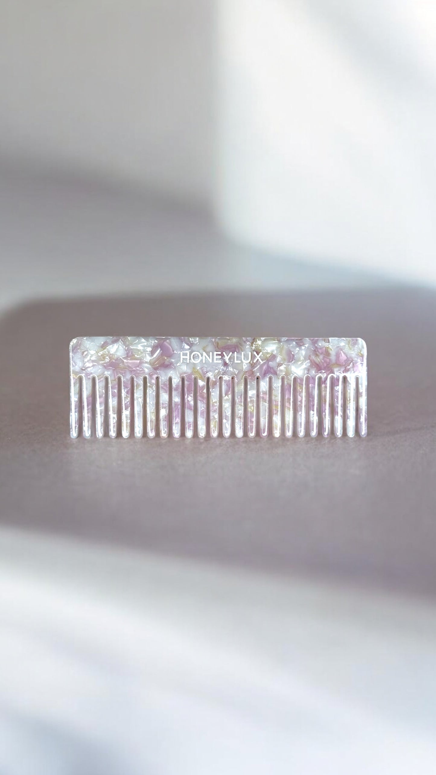 Acetate Detangling Comb - Sweetheart