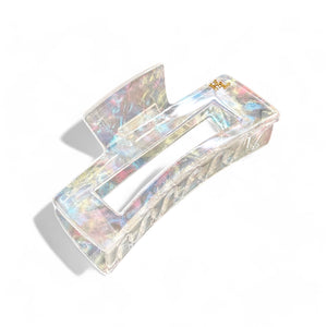 Ecofriendly Acetate Large Claw - Pearl