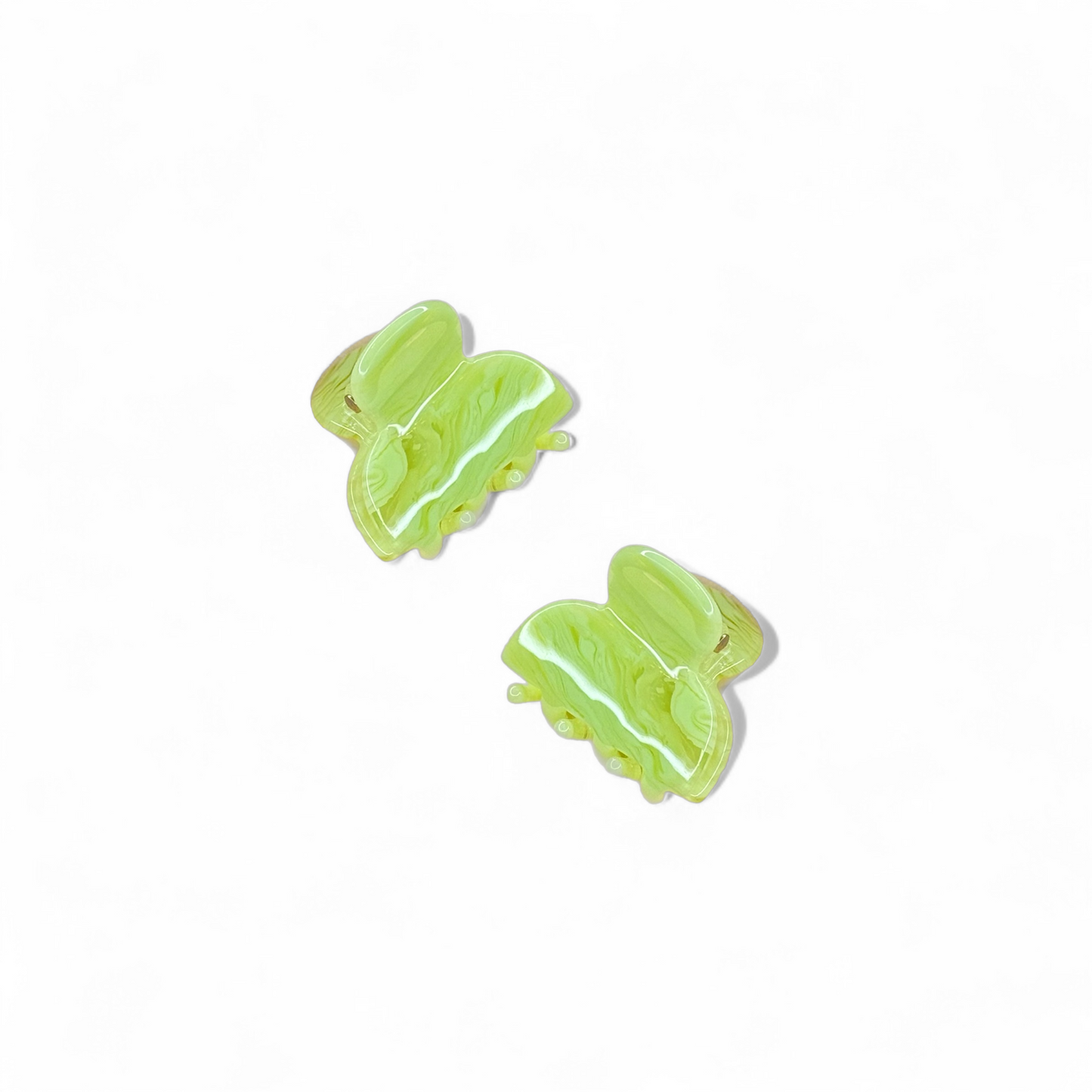 Ecofriendly Acetate 2 Pack Mini Claws - Lime