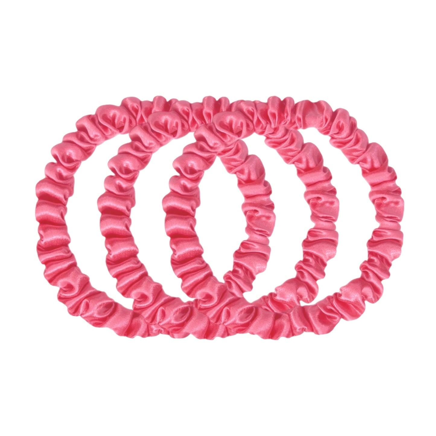 Skinny Silk Scrunchies - Watermelon