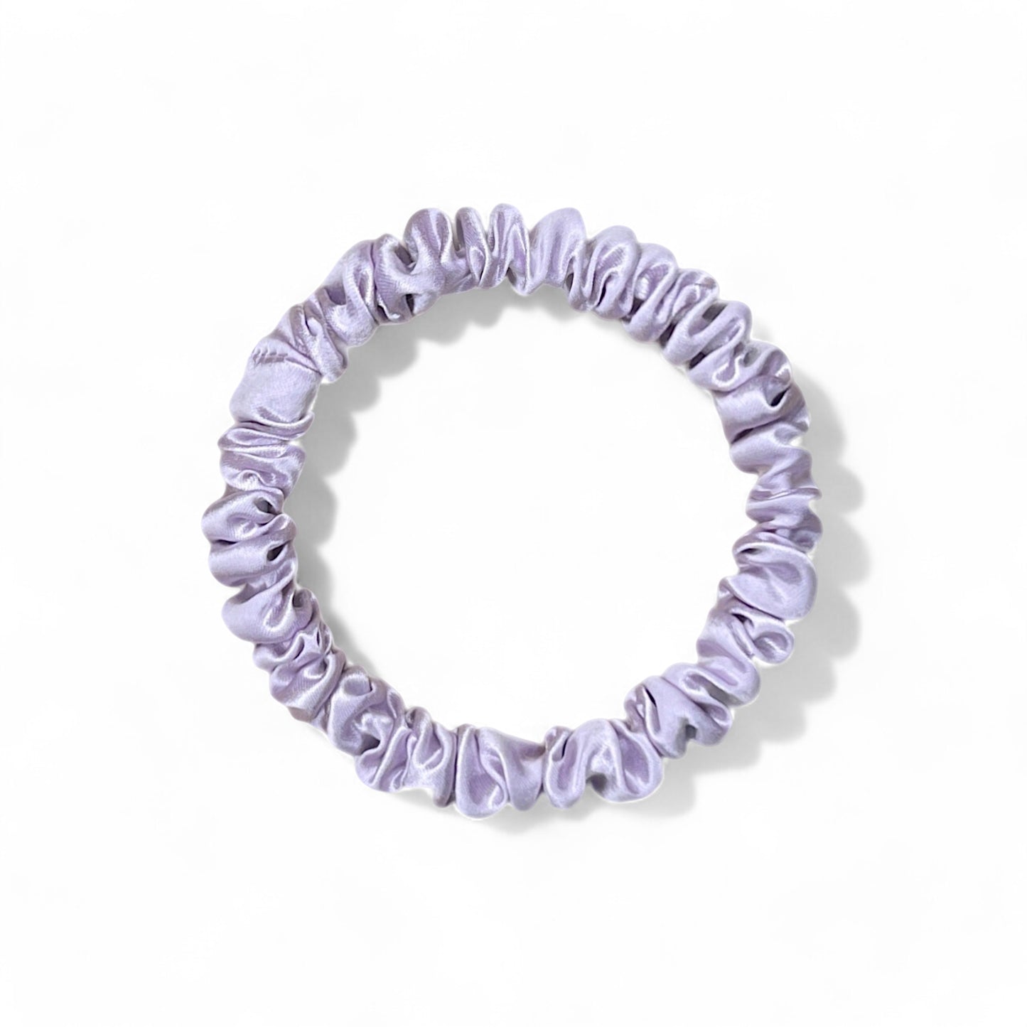 Skinny Silk Scrunchies - Lilac