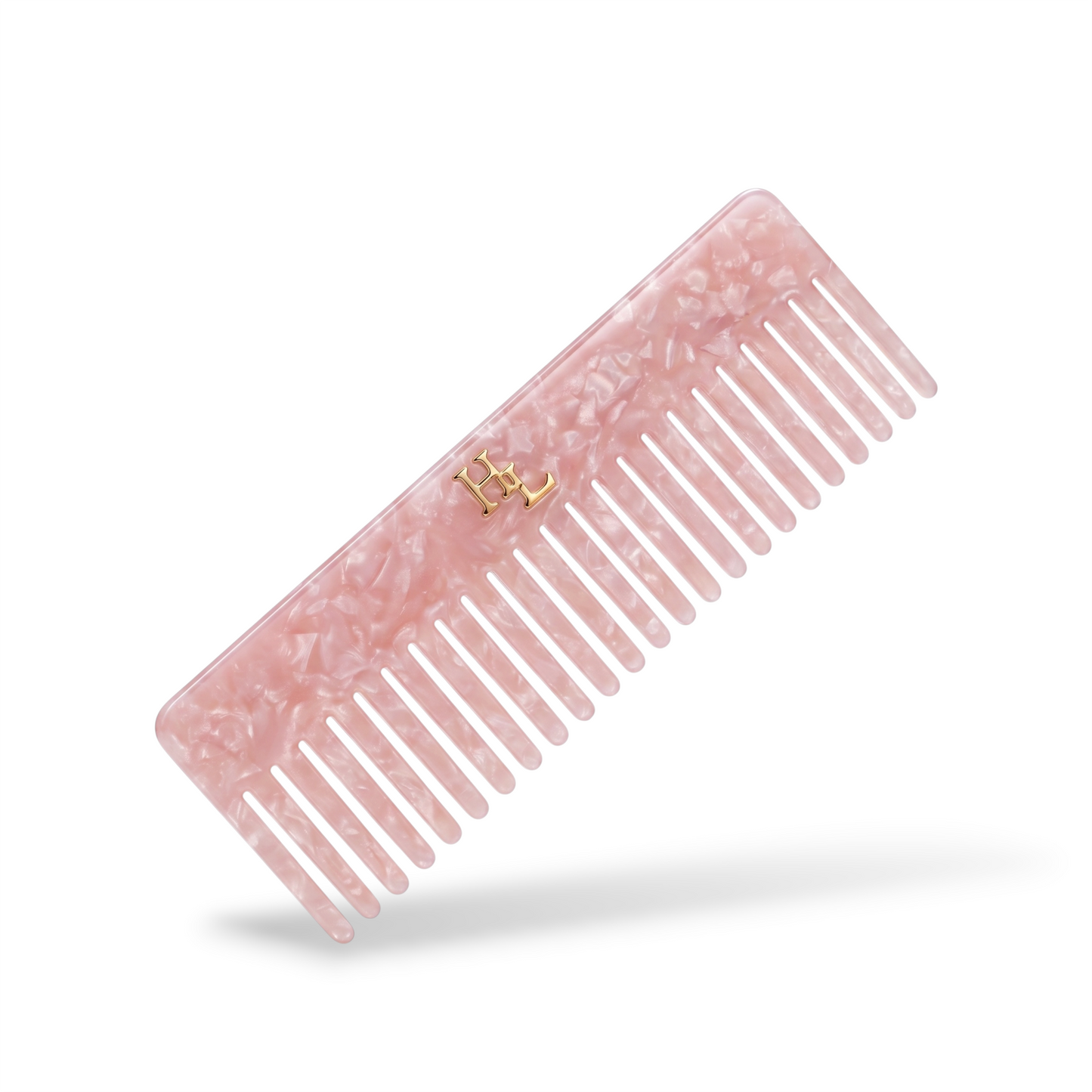 Acetate Detangling Comb - Pink