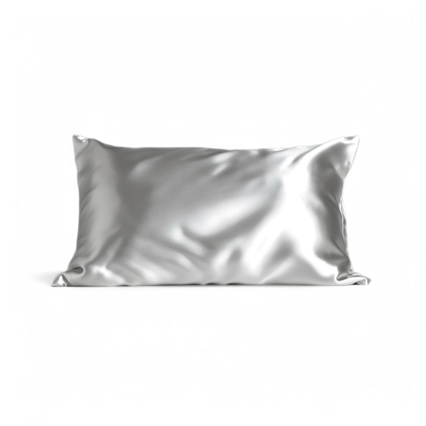 King Organic Silk Pillowcase - Light Grey