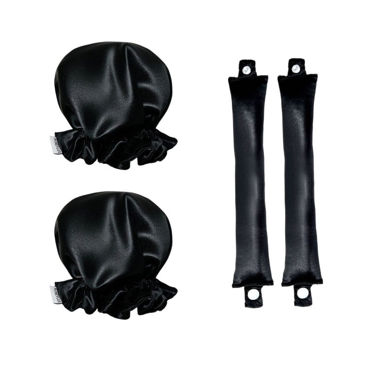Organic Silk Heatless Curlers - Black