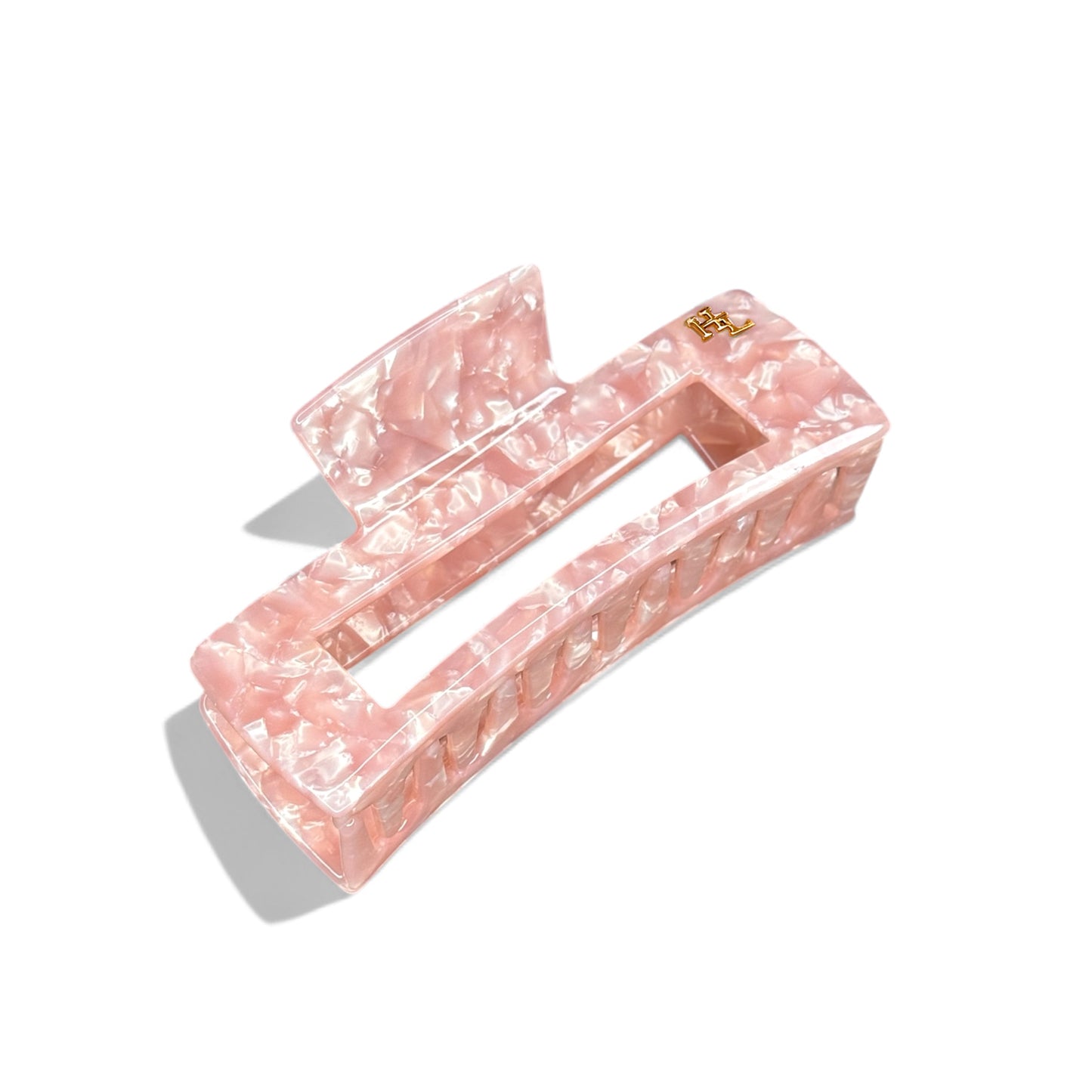 Ecofriendly Acetate Large Claw - Sugar Pink