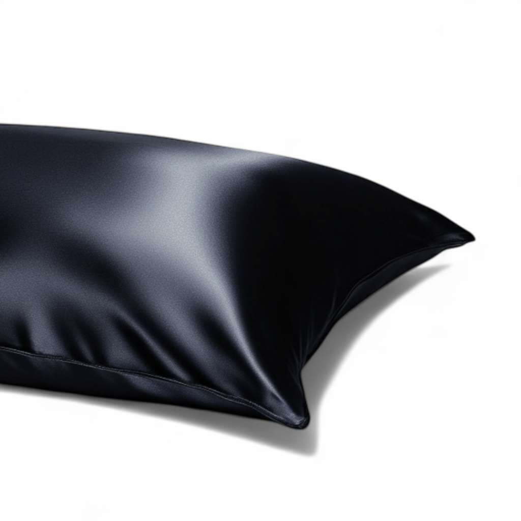 King Organic Silk Pillowcase - Black