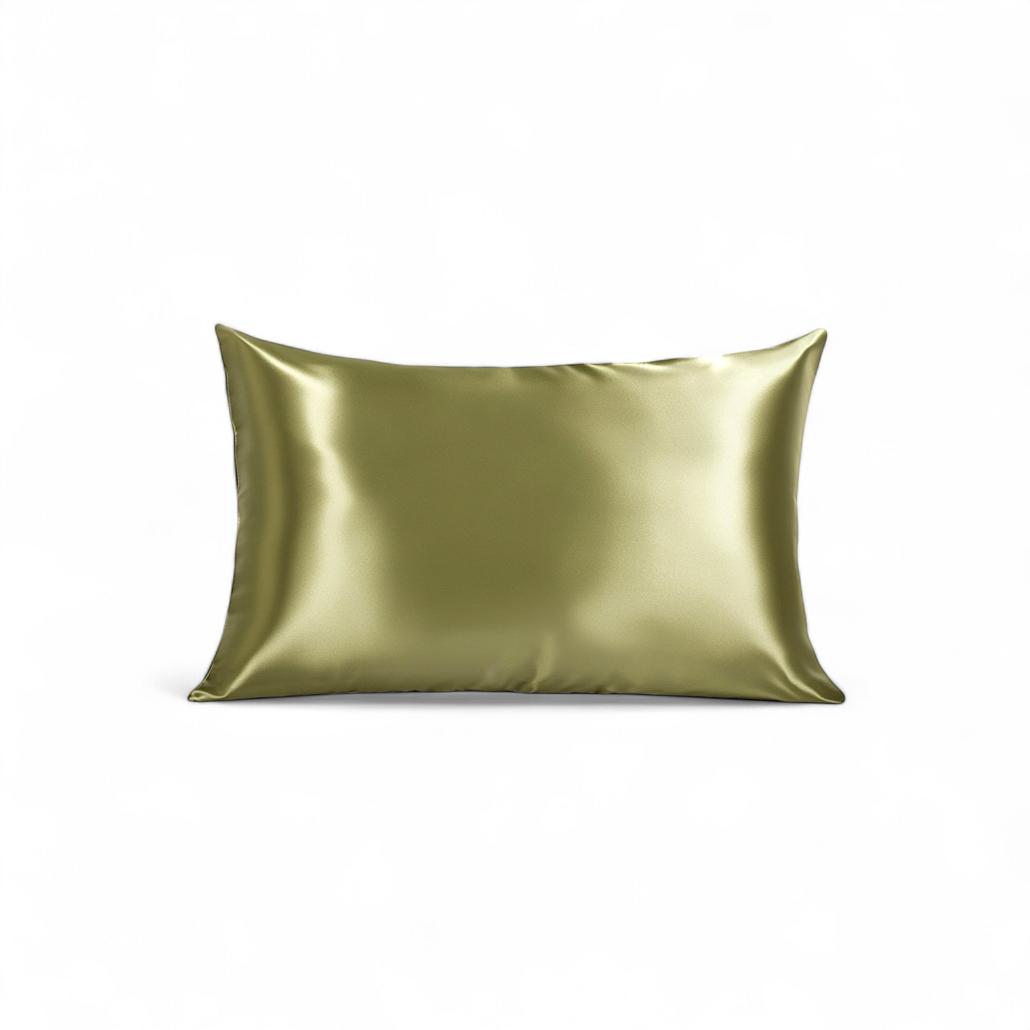 Queen Organic Silk Pillowcase - Olive