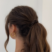 Skinny Silk Scrunchies - Chocolate