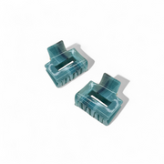 Ecofriendly Acetate 2 Pack Mini Square Claws - Serenity