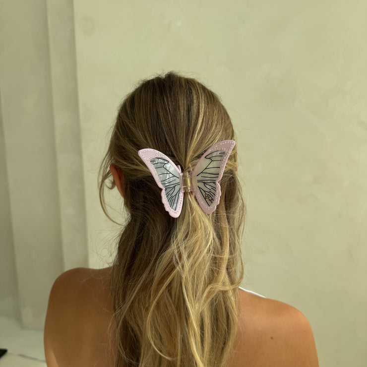 Ecofriendly Acetate XL Butterfly - Pink