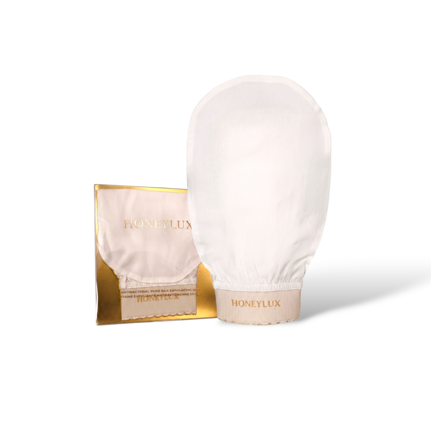 PURE MULBERRY SILK EXFOLIATING MITT - Body & Face