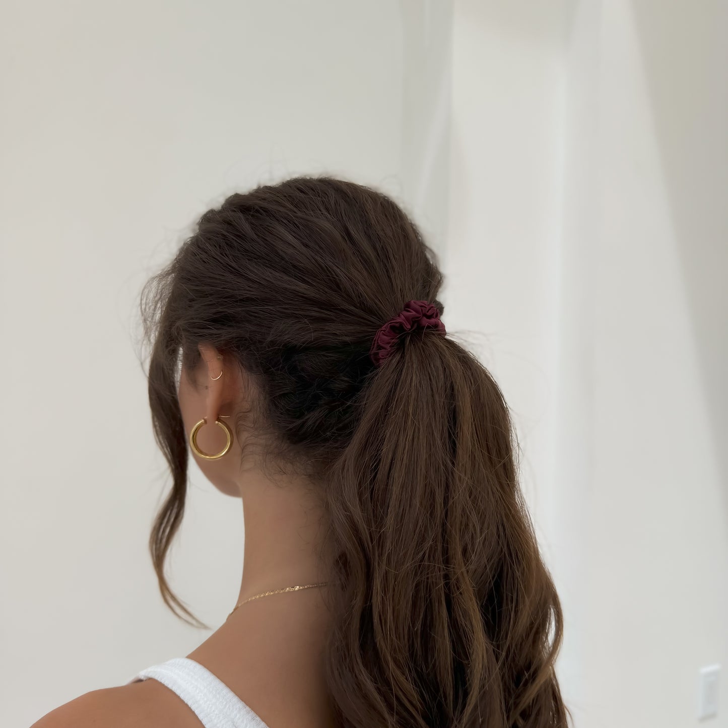 Skinny Silk Scrunchies - Monaco