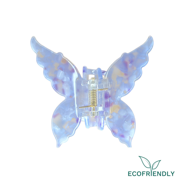Ecofriendly Acetate Butterfly Claw - Fairy Blue