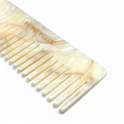 Acetate Detangling Comb - Almond