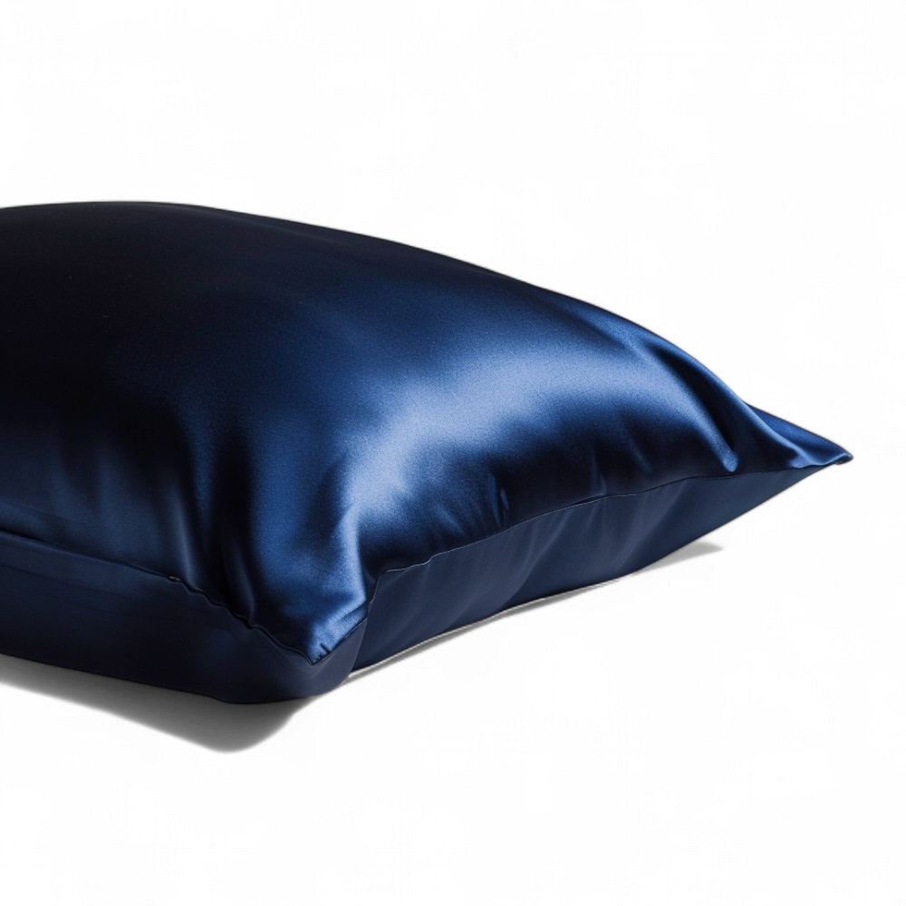 King Organic Silk Pillowcase - Royal Blue