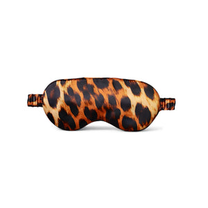 Premium Organic Silk Sleep Mask - Leopard