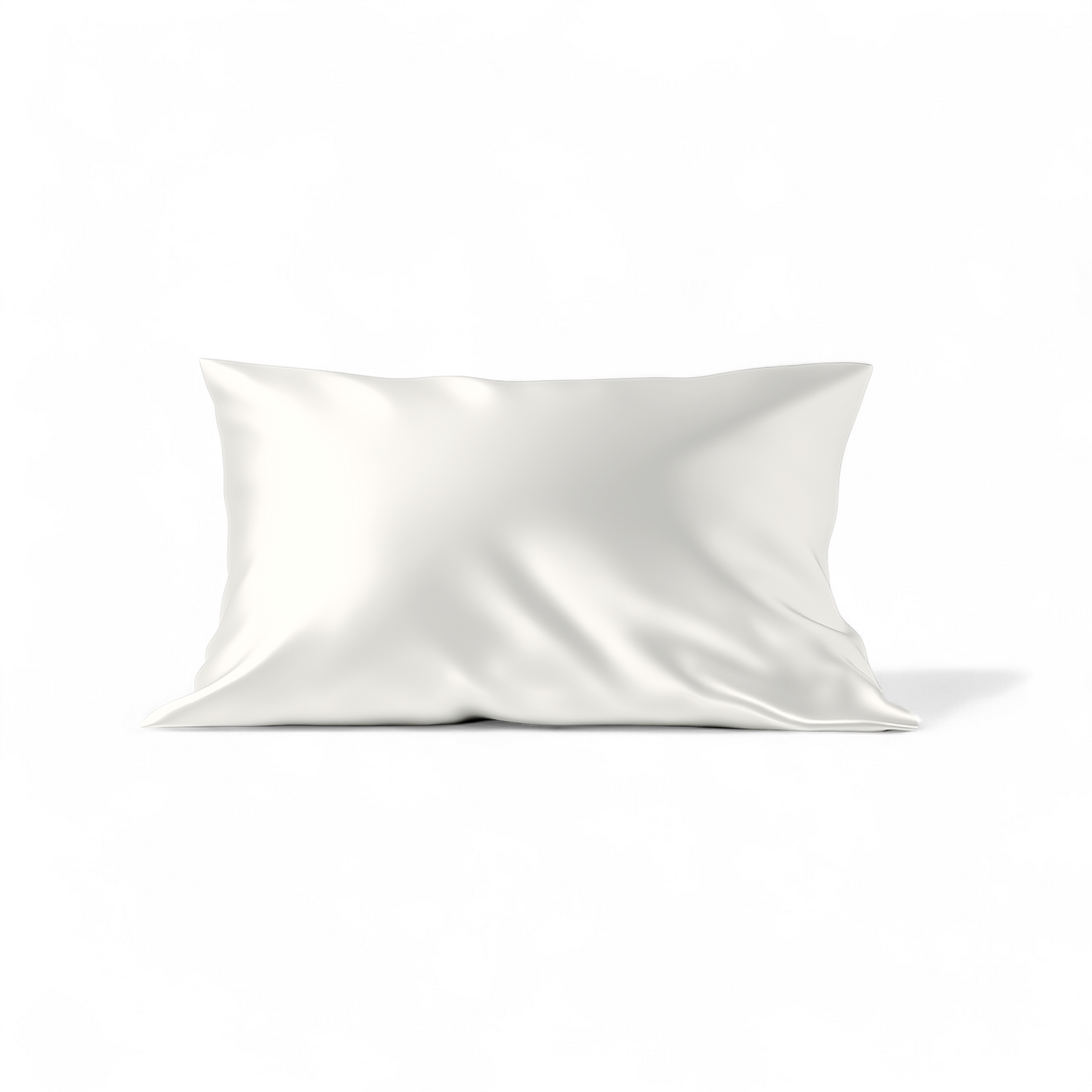 Queen Organic Silk Pillowcase - White