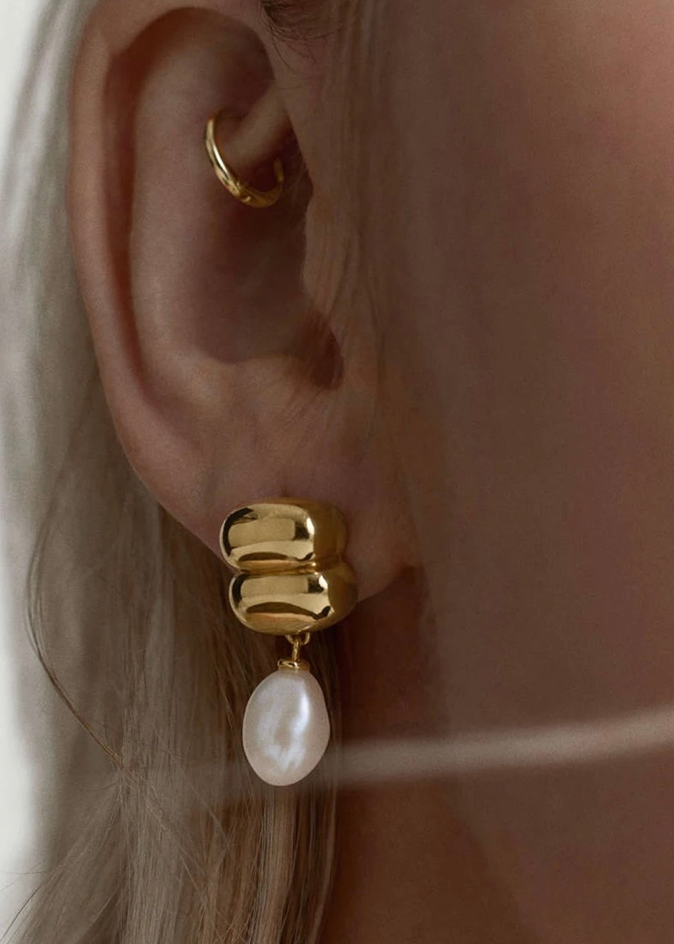 Pearl Chunky Earrings