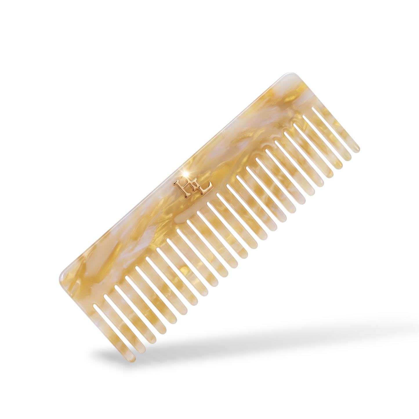 Acetate Detangling Comb - Almond