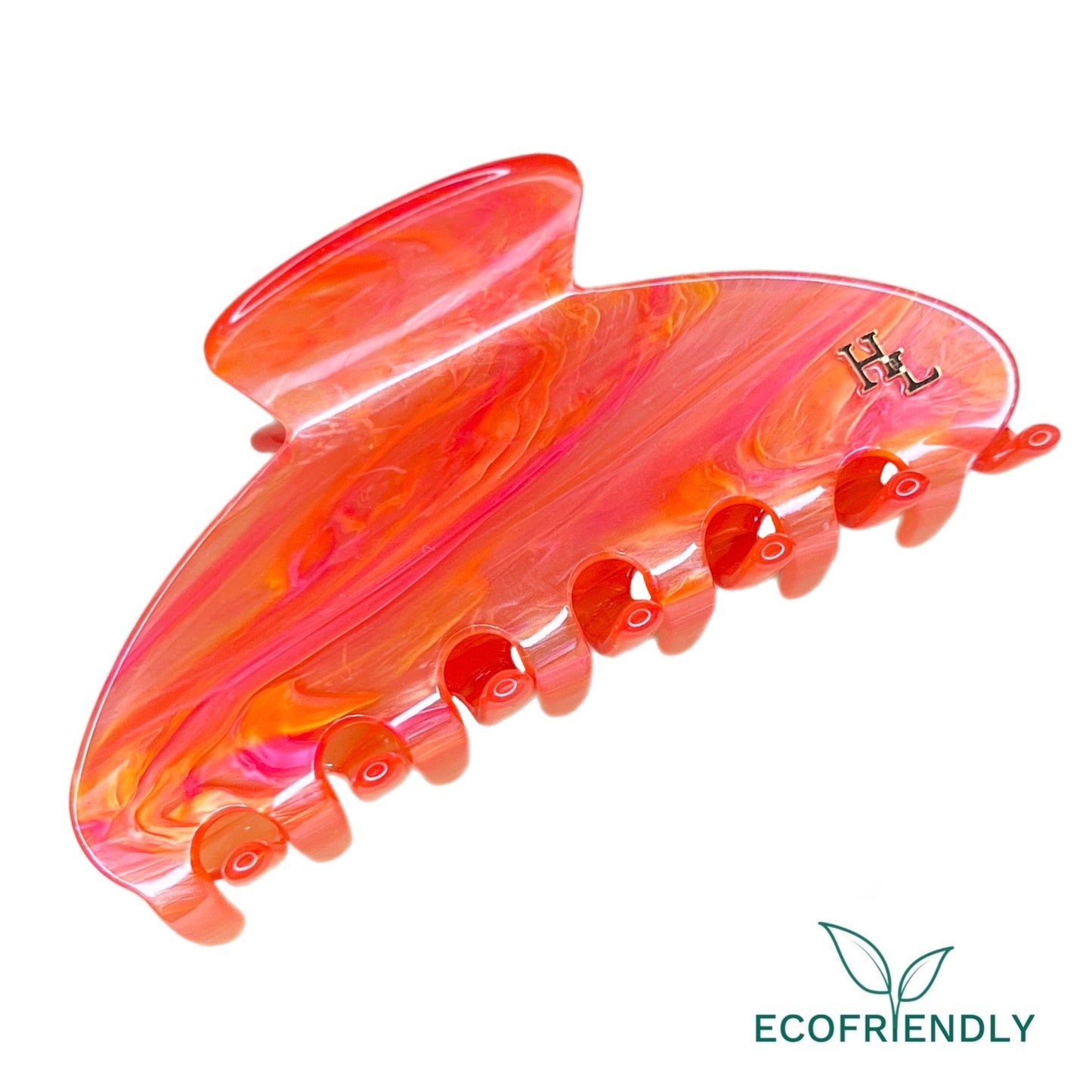 Ecofriendly Acetate Round Claw - Lava