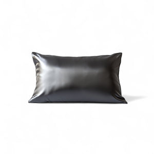 Queen Organic Silk Pillowcase - Dark Grey
