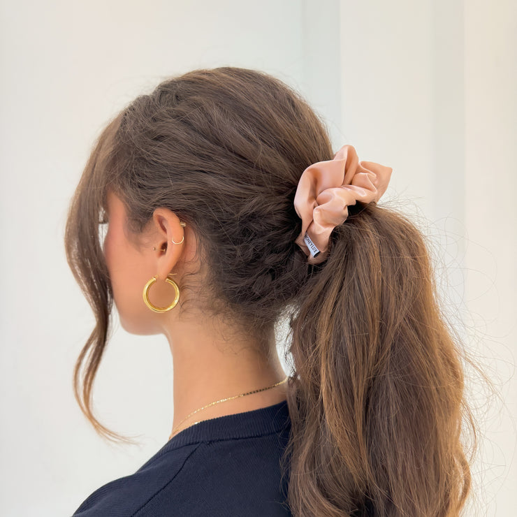 Organic Premium Silk Scrunchie - St. Tropez