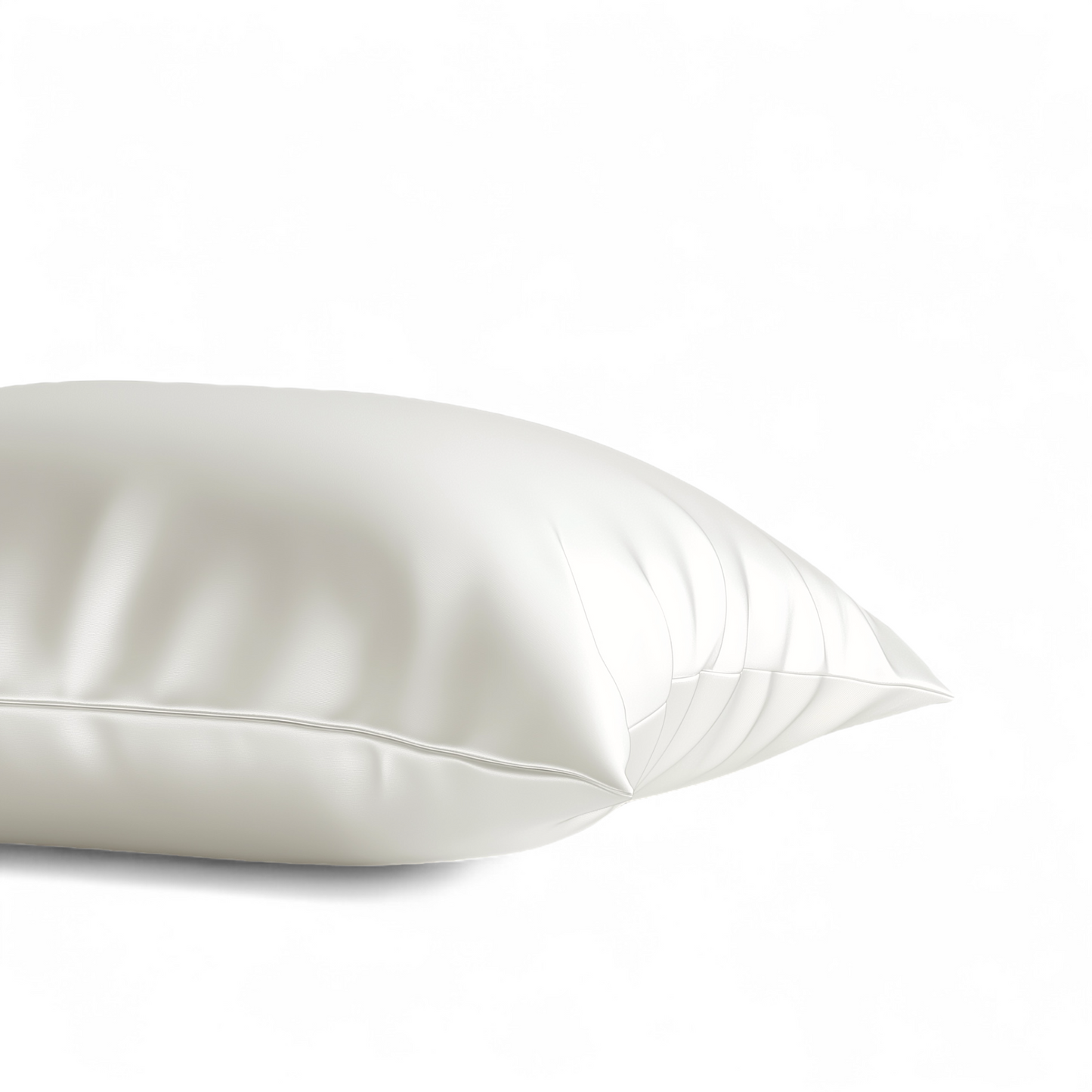 King Organic Silk Pillowcase - White