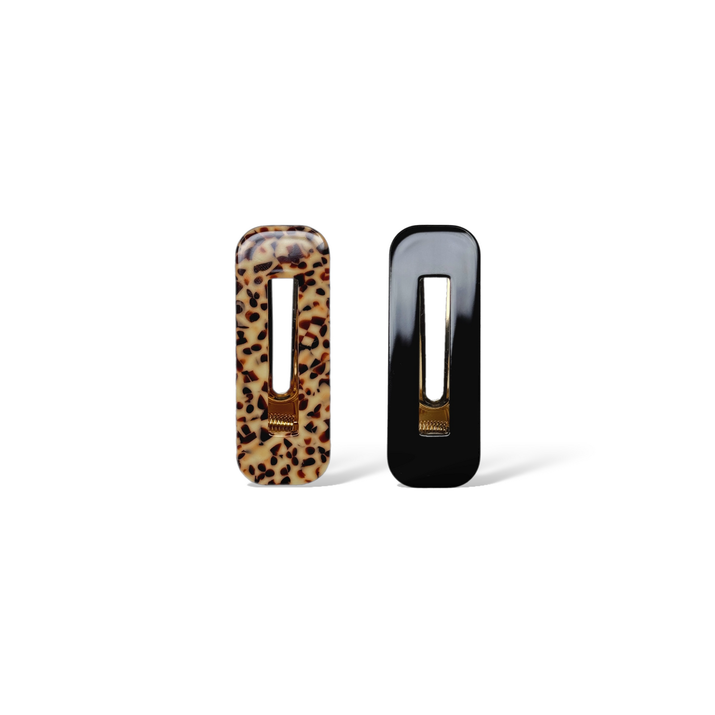 Duo Barrette Set - Leopard