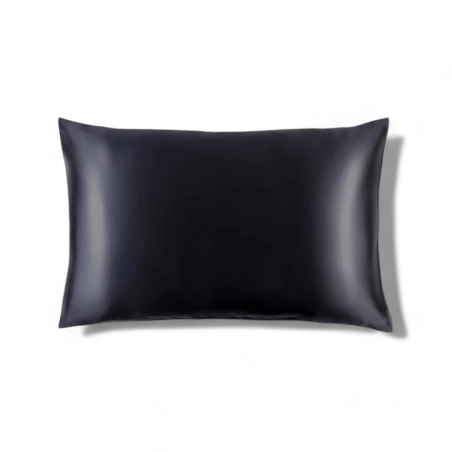 Queen Organic Silk Pillowcase - Black