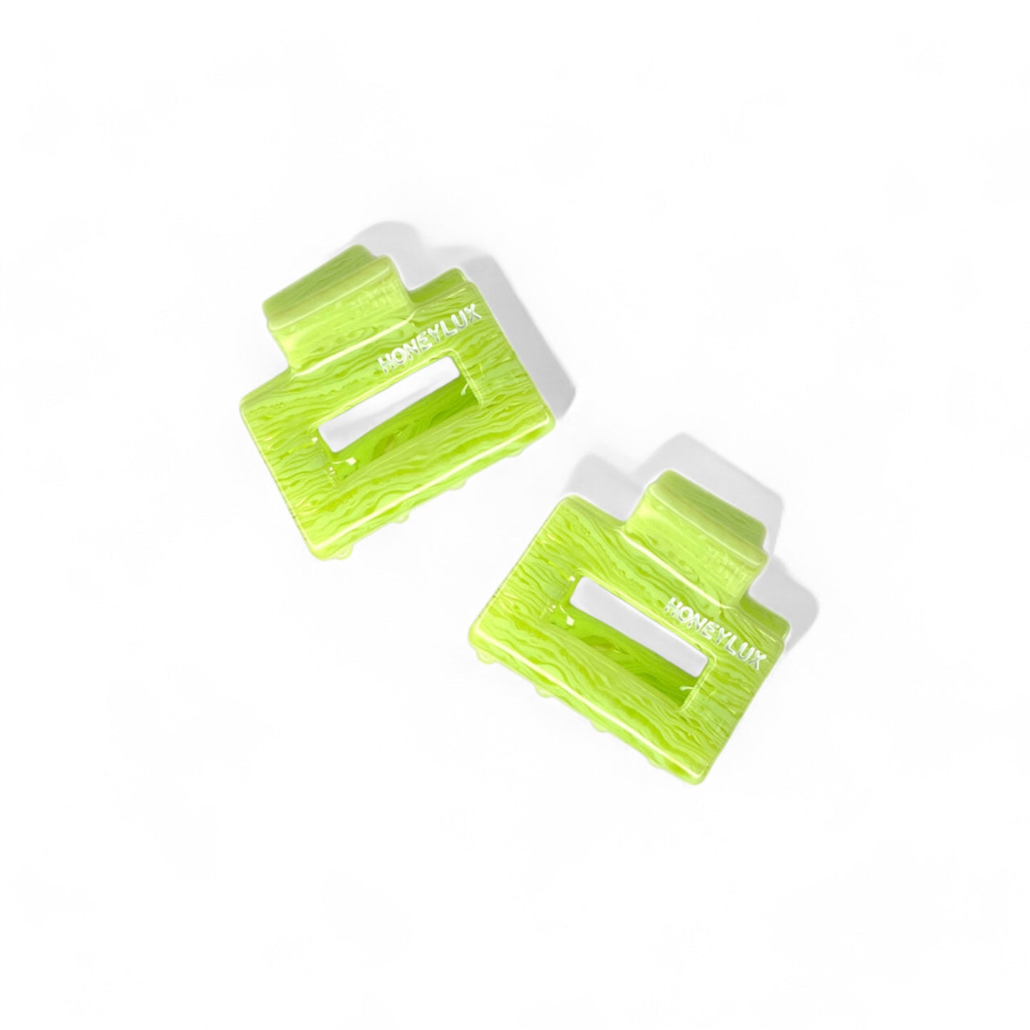 Ecofriendly Acetate 2 Pack Mini Square Claws - Spring Set