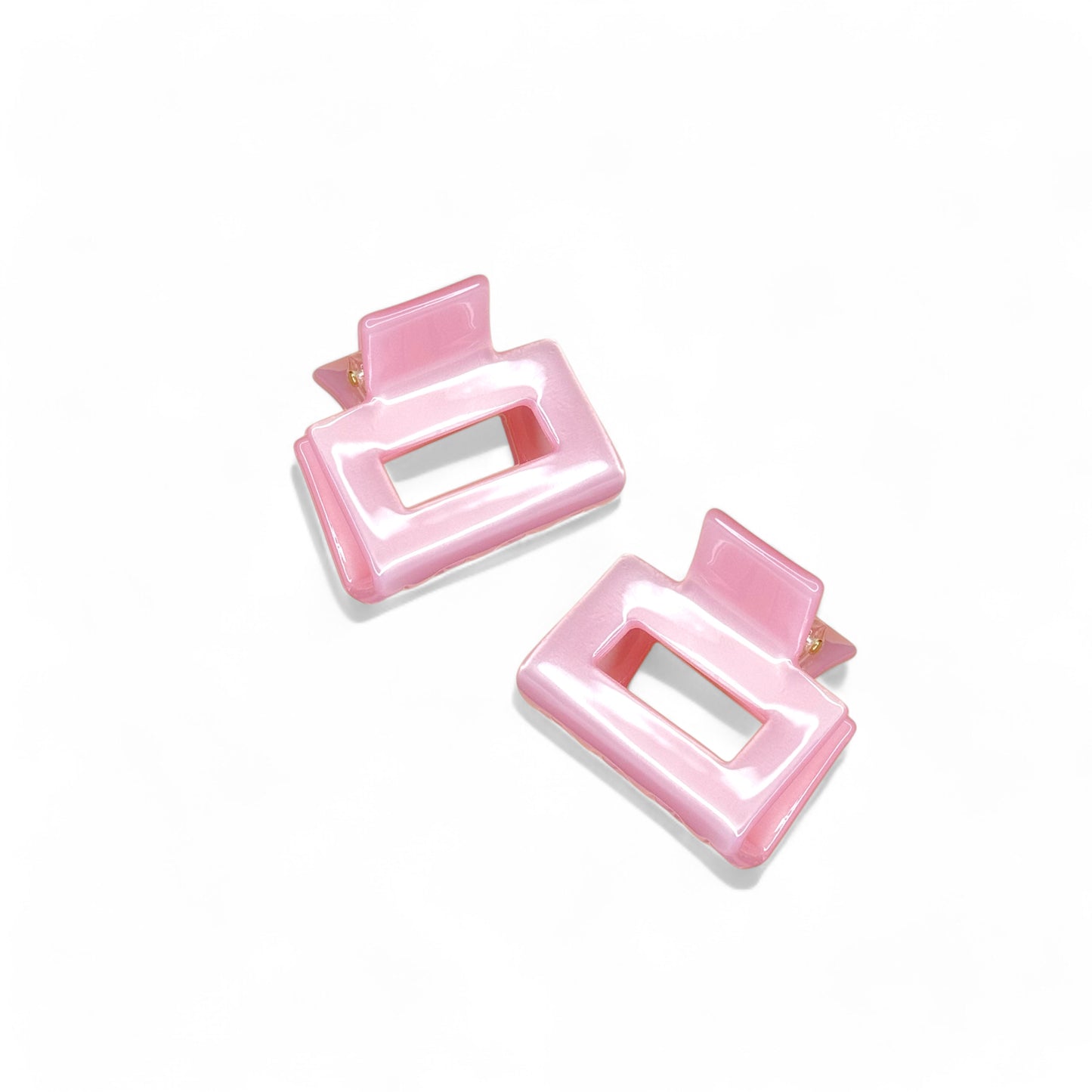 Ecofriendly Acetate 2 Pack Mini Square Claws - Floral Blossom