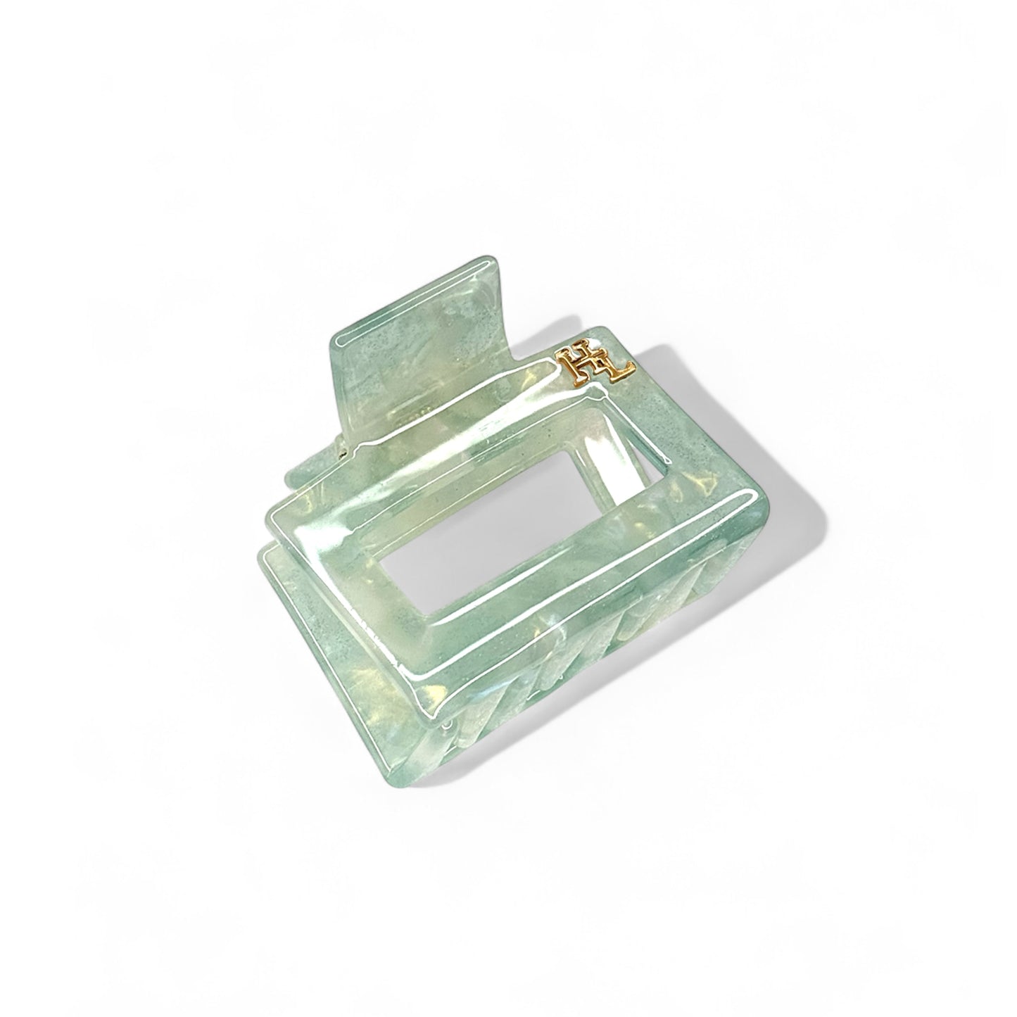 Ecofriendly Acetate Midi Clip - Mist