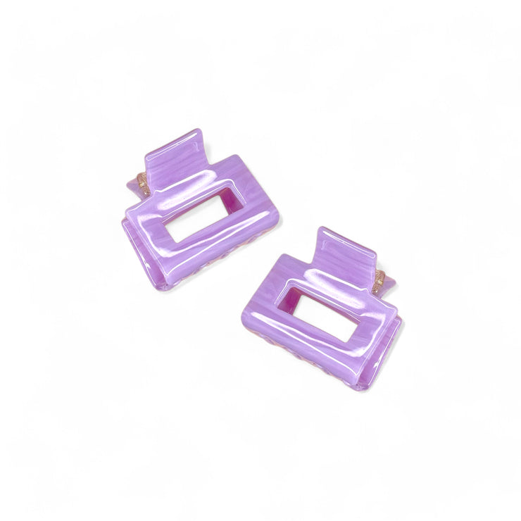 Ecofriendly Acetate 2 Pack Mini Square Claws - Spring Set