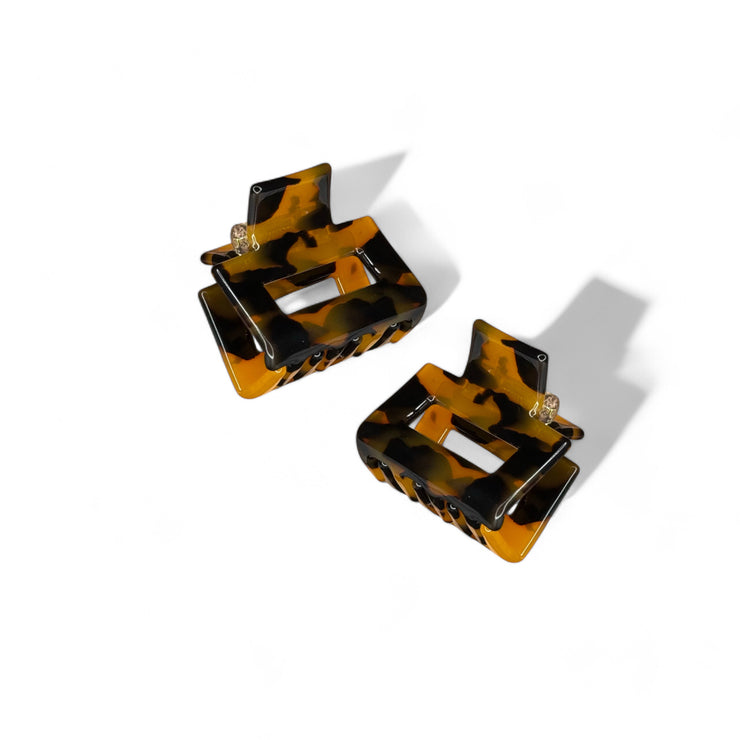 Ecofriendly Acetate 2 Pack Mini Square Claws - Golden Era