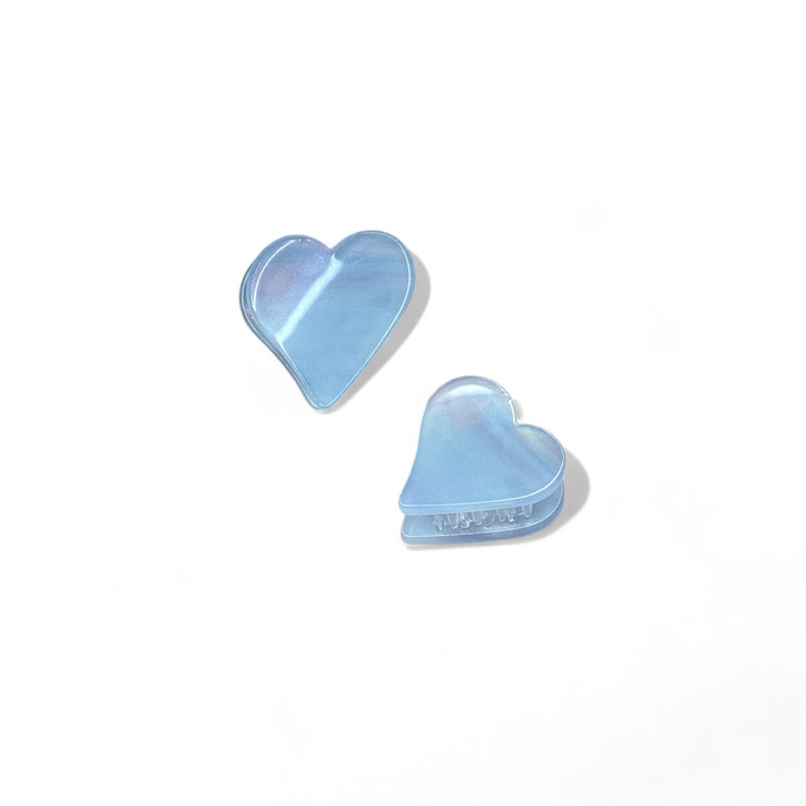 Ecofriendly Acetate 2 Pack Mini Heart Claws - Angel