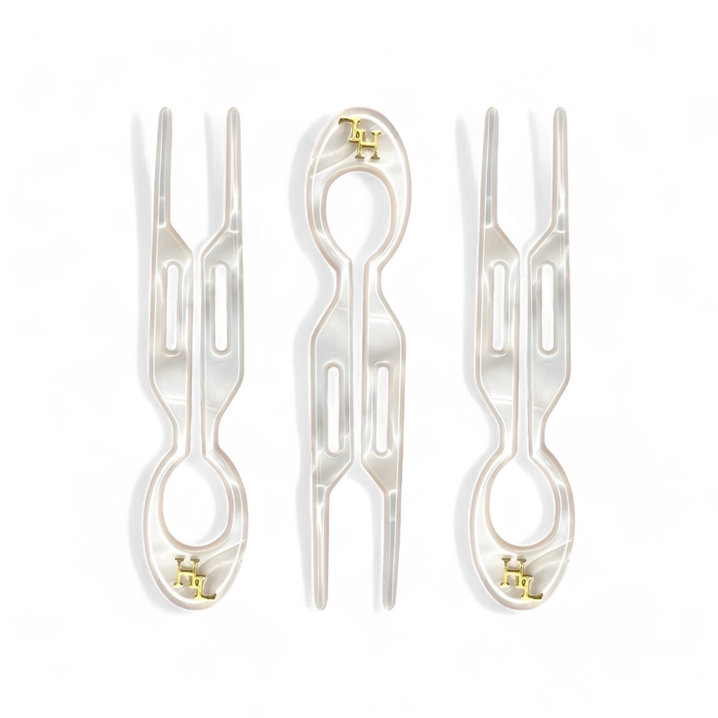 Acetate Hair Pin Pack - Pearl