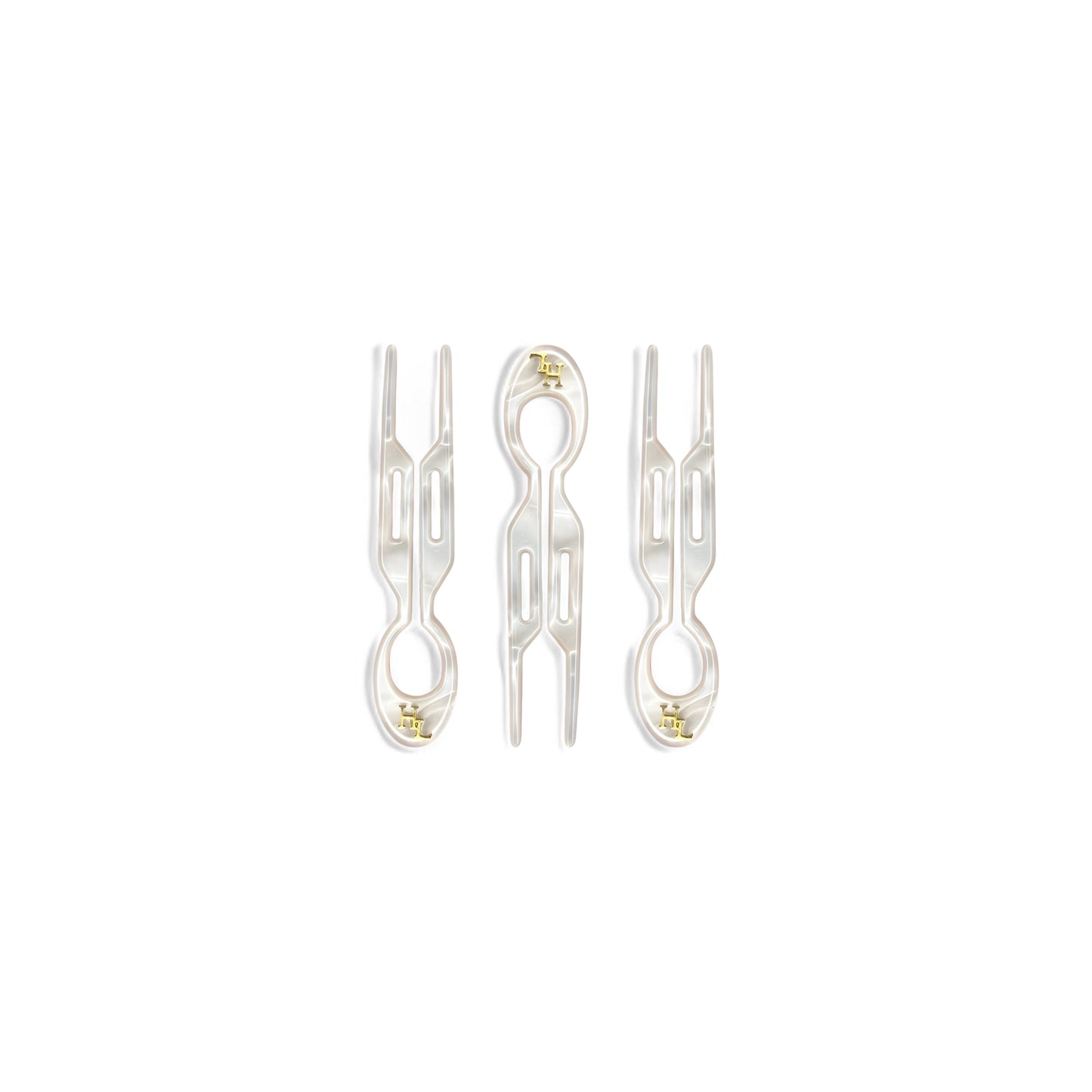 Acetate Hair Pin Pack - Pearl