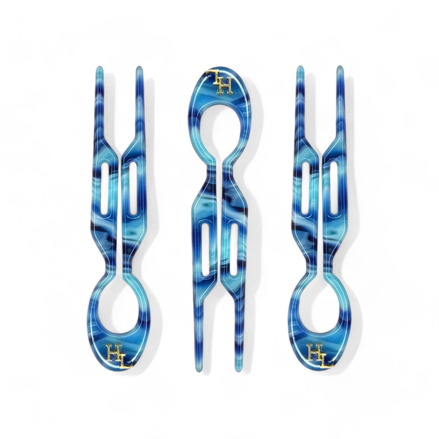 Acetate Hair Pin Pack - Ocean